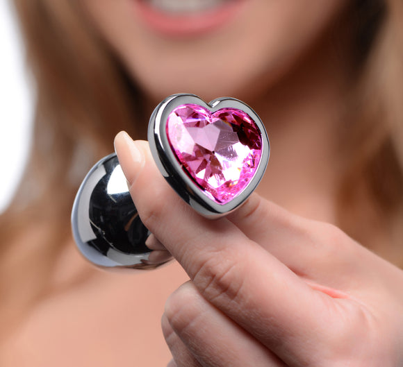 Anal Products - Pink Heart Anal Plug Set