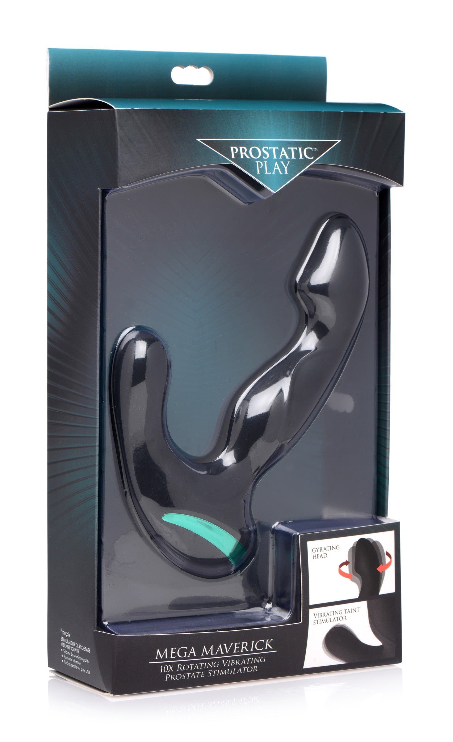 maverick rotating vibrating prostate stimulator Maverick rotating vibrating silicone prostate stimulator – CULTUREEDIT main image 0