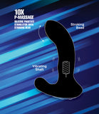 Anal Products - 10x P-massage Silicone Prostate Stimulator With Stroking Bead