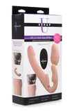 Strapless-strapon - Remote Control Inflatable Vibrating Silicone Ergo Fit Strapless Strap-on