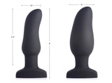 Anal Products - Worlds First Remote Control Inflatable 10x Vibrating Curved Silicone Anal Plug