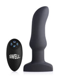 Anal Products - Worlds First Remote Control Inflatable 10x Vibrating Curved Silicone Anal Plug
