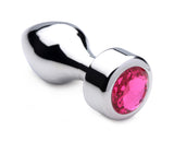 Anal Products - Hot Pink Gem Weighted Anal Plug
