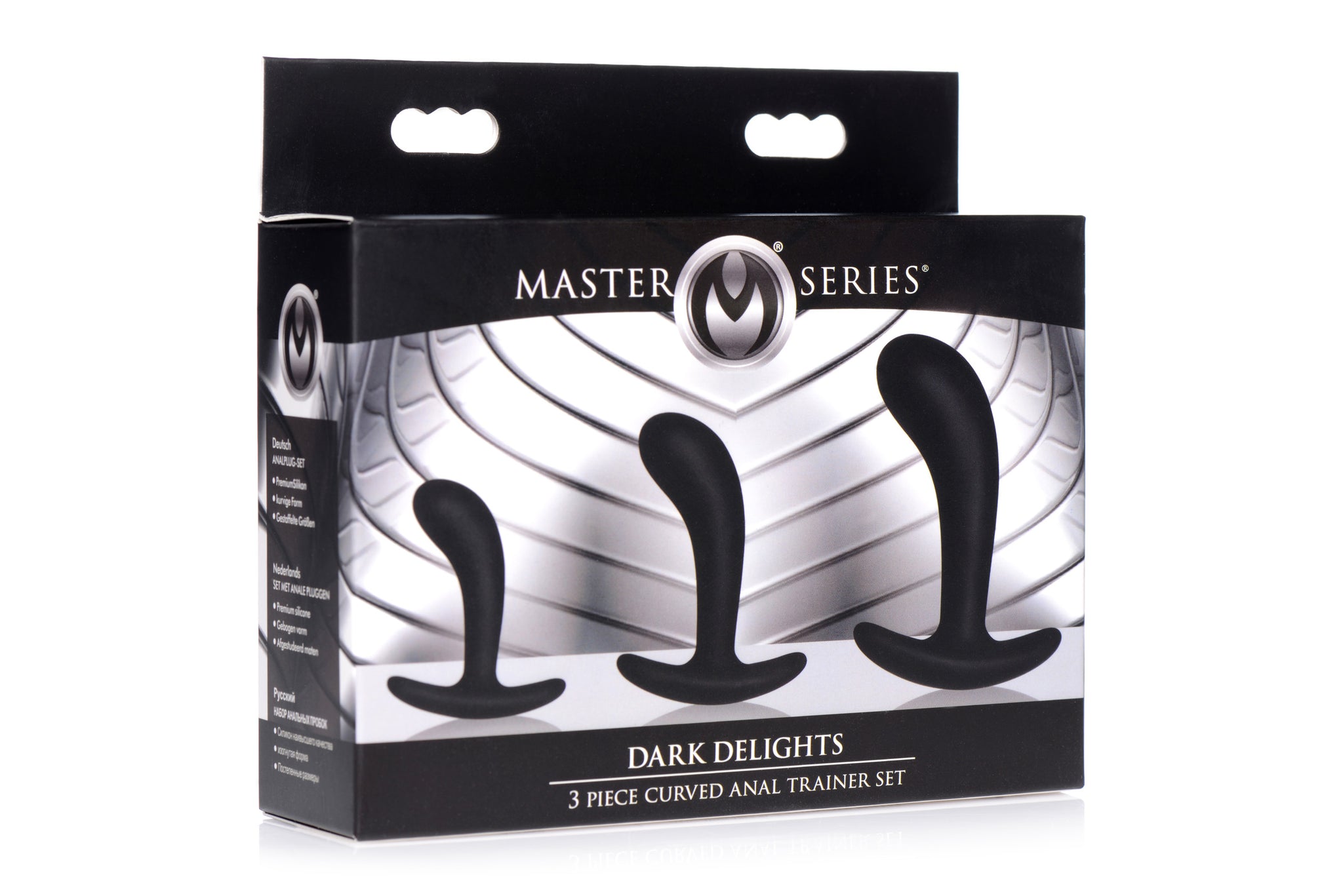 3 Piece Curved Anal Trainer Set  Dildo.us
