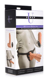 Dildoharness - 10x Groove Harness With Vibrating And Rotating Silicone Dildo