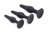 Anal Products - Triple Spire Tapered Silicone Anal Trainer Set
