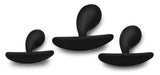 Anal Products - Dark Droplets 3 Piece Curved Silicone Anal Trainer Set