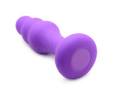 Anal Products - 7x Slim Ribbed Thumping Silicone Anal Plug