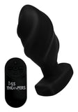 Anal Products - The Driller 10x Swirled Silicone Remote Control Vibrating Butt Plug