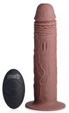Dongs & Dildos - 7x Remote Control Vibrating And Thumping Dildo