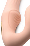 Strapless-strapon - 15x U-pulse Silicone Pulsating And Vibrating Strapless Strap-on With Remote