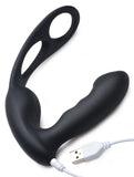 Anal Products - 7x P-strap Milking And Vibrating Prostate Stimulator With Cock And Ball Harness