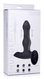 Anal Products - Vibrating And Thrusting Remote Control Silicone Anal Plug