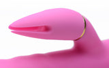 Vibesextoys - 10x Versa-thrust Vibrating And Thrusting Silicone Rabbit With 3 Attachments