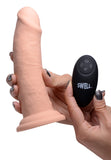 Dongs & Dildos - Inflatable And Vibrating Wireless Dildo 7 inches