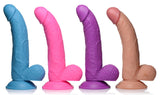 Colorful 7.5 Inch Dildo With Balls