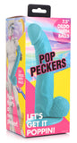 Pop Peckers Colorful 7.5 Inch Dildo With Balls