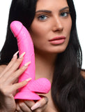 Pink 7.5 Inch Dildo With Balls