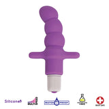 Anal-vibrators - Desire Silicone Vibrating Anal Probe- Purple