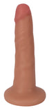 Dongs & Dildos - Thinz Inch Slim Dong : Black, Brown, Flesh, 6" and 7"