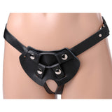 Dildoharness - Strict Leather Two-strap Dildo Harness