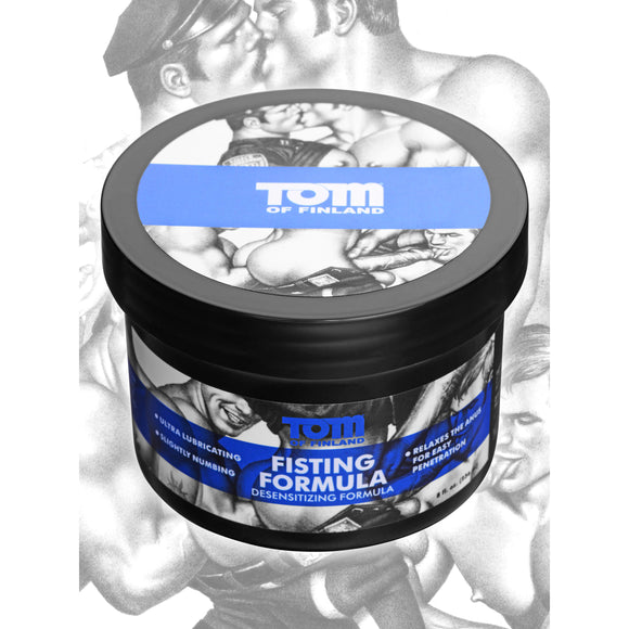 Lubricants - Tom Of Finland Fisting Formula Desensitizing Cream- 8 Oz