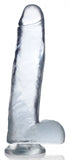 Dongs & Dildos - Jock C-thru Dildo in different sizes, from 6 inches to 11 inches. Translucent clear dildo with suction cup.