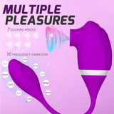 Stimulators - Sucking Licking Vibrator for Woman